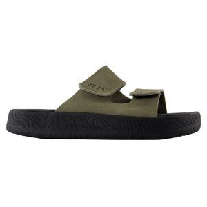 Etna Sandals - Veja - Leather - Khaki